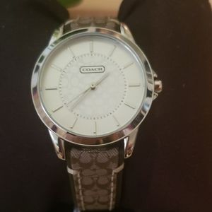 NIB Coach Watch with brown band
